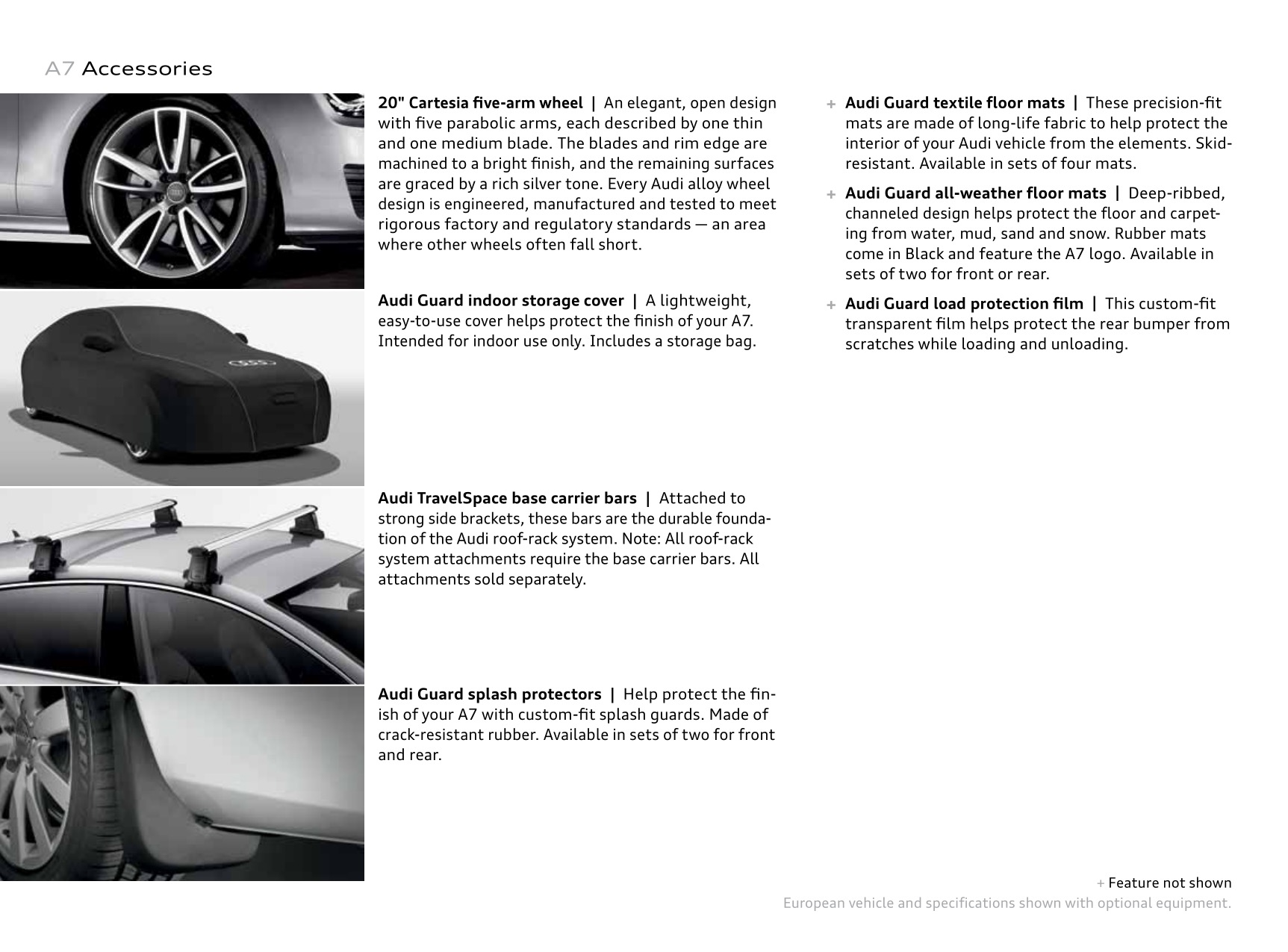 2012 Audi A7 Brochure Page 3